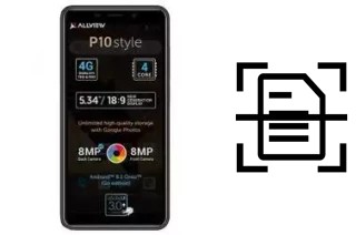 Numériser un document sur un Allview P10 Life