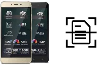 Numériser un document sur un Allview P7 Pro