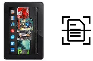 Numériser un document sur un Amazon Kindle Fire HDX 8.9