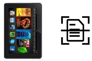 Numériser un document sur un Amazon Kindle Fire HDX