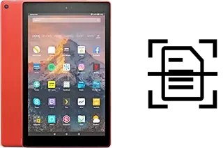 Numériser un document sur un Amazon Fire HD 10 (2017)