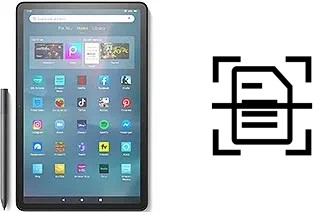 Numériser un document sur un Amazon Fire Max 11