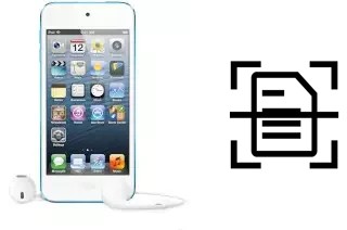 Numériser un document sur un Apple iPod touch 5th generation