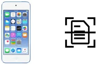 Numériser un document sur un Apple iPod touch 6th generation