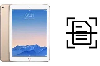 Numériser un document sur un Apple iPad Air 2