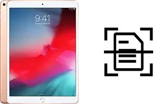 Numériser un document sur un Apple iPad Air (2019)