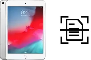 Numériser un document sur un Apple iPad mini (2019)