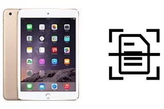 Numériser un document sur un Apple iPad mini 3