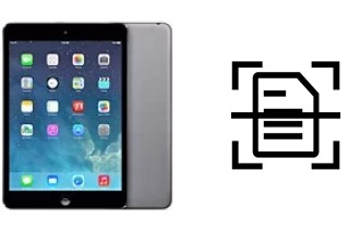 Numériser un document sur un Apple iPad mini 2