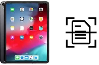 Numériser un document sur un Apple iPad Pro 11