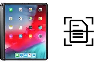 Numériser un document sur un Apple iPad Pro 12.9 (2018)