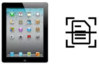 Numériser un document sur un Apple iPad 2 Wi-Fi + 3G