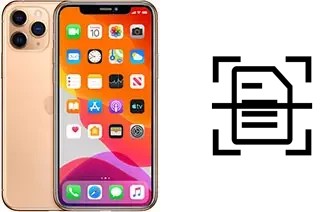 Numériser un document sur un Apple iPhone 11 Pro