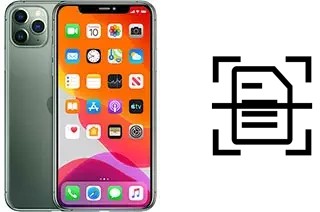 Numériser un document sur un Apple iPhone 11 Pro Max