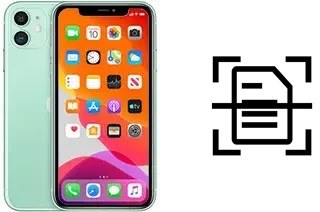 Numériser un document sur un Apple iPhone 11