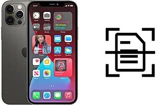 Numériser un document sur un Apple iPhone 12 Pro
