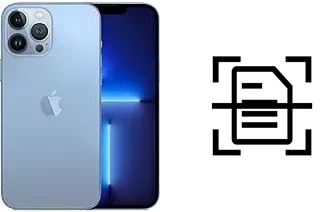 Numériser un document sur un Apple iPhone 13 Pro Max