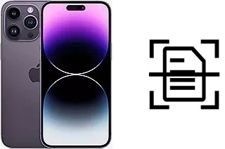 Numériser un document sur un Apple iPhone 14 Pro Max