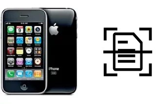 Numériser un document sur un Apple iPhone 3GS