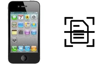 Numériser un document sur un Apple iPhone 4