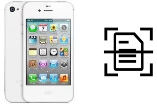 Numériser un document sur un Apple iPhone 4s