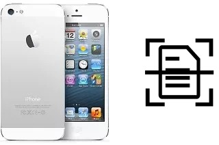 Numériser un document sur un Apple iPhone 5