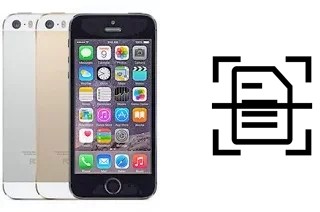 Numériser un document sur un Apple iPhone 5s