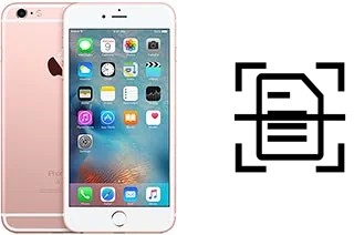 Numériser un document sur un Apple iPhone 6s Plus