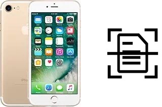 Numériser un document sur un Apple iPhone 7