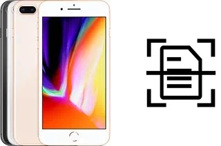 Numériser un document sur un Apple iPhone 8 Plus