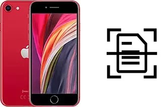 Numériser un document sur un Apple iPhone SE (2020)