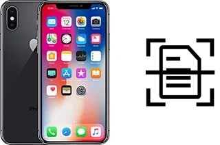 Numériser un document sur un Apple iPhone X