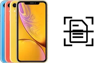 Numériser un document sur un Apple iPhone XR