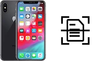 Numériser un document sur un Apple iPhone XS