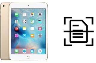 Numériser un document sur un Apple iPad mini 4