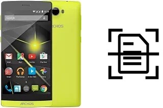 Numériser un document sur un Archos 50 Diamond