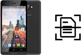 Numériser un document sur un Archos 50b Helium 4G