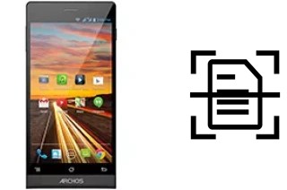 Numériser un document sur un Archos 50c Oxygen