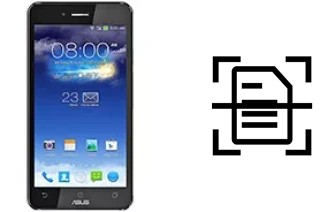 Numériser un document sur un Asus PadFone X