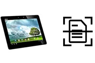 Numériser un document sur un Asus Transformer Prime TF201