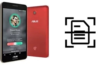 Numériser un document sur un Asus Fonepad 7 FE375CG