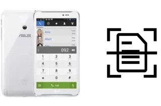 Numériser un document sur un Asus Fonepad Note FHD6