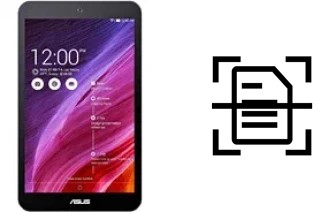 Numériser un document sur un Asus Memo Pad 8 ME181C