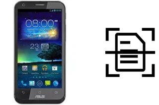 Numériser un document sur un Asus PadFone 2