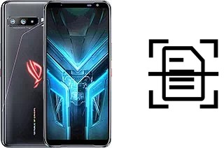 Numériser un document sur un Asus ROG Phone 3 ZS661KS