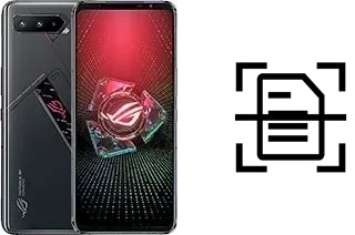 Numériser un document sur un Asus ROG Phone 5 Pro