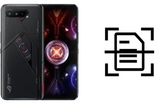 Numériser un document sur un Asus ROG Phone 5s Pro