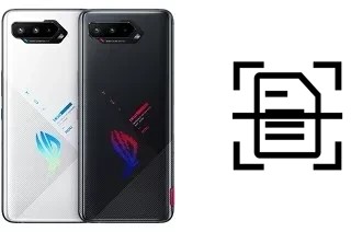 Numériser un document sur un Asus ROG Phone 5s