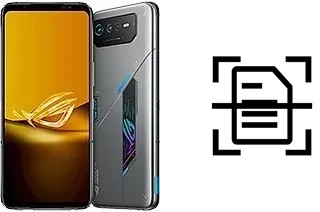 Numériser un document sur un Asus ROG Phone 6D