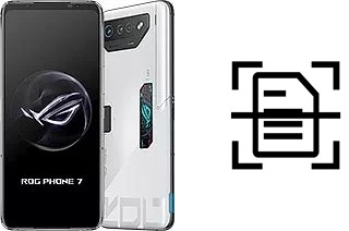 Numériser un document sur un Asus ROG Phone 7 Ultimate